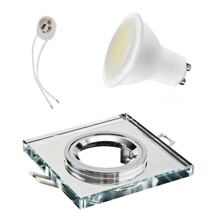 

Zestaw oprawa halogenowa Led Smd 7,5W CT73 GU10