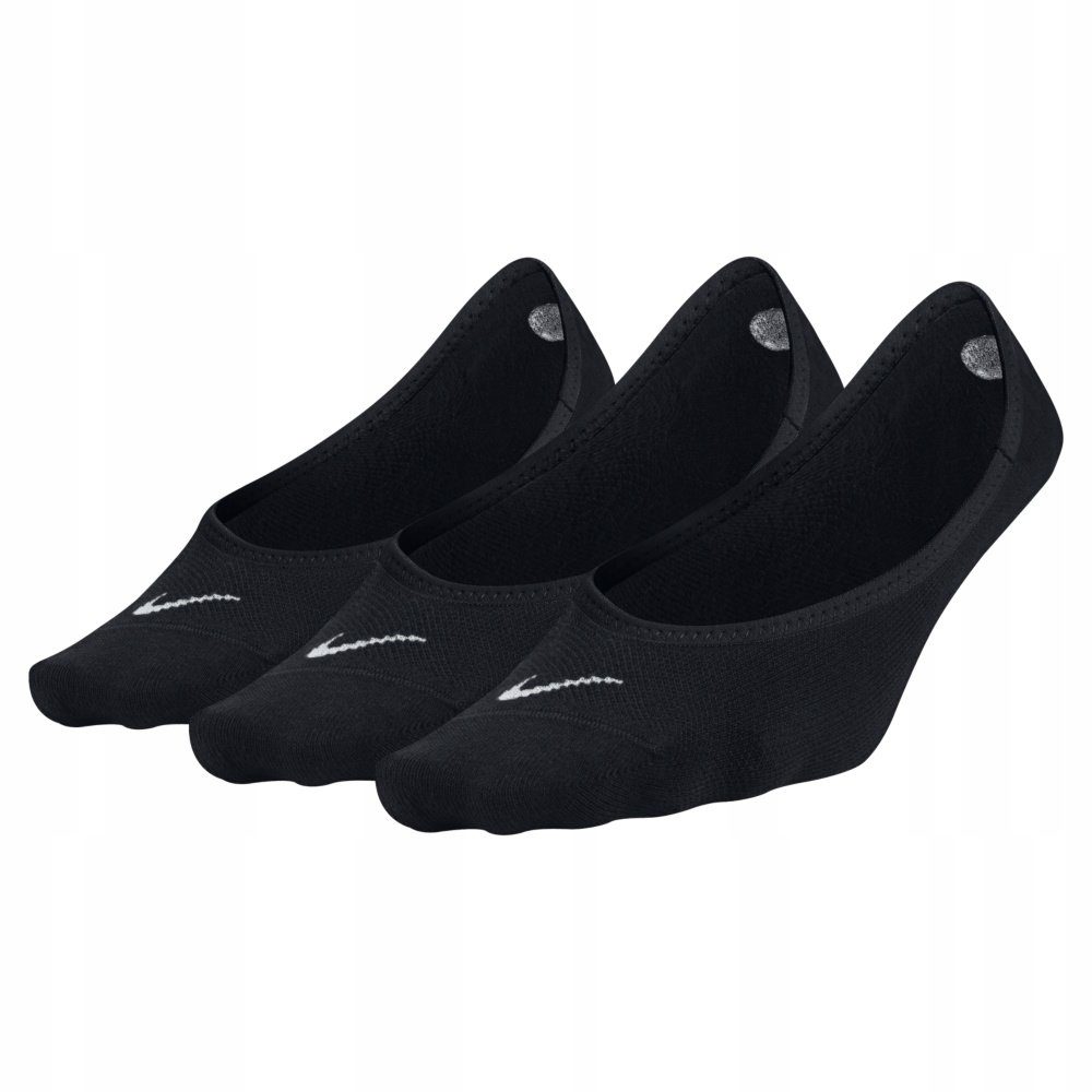 NIKE NÍZKE PONOŽKY BALERÍNY LIGHTWEIGHT SX4863 010 veľ.34-38 ČIERNE 3PAK