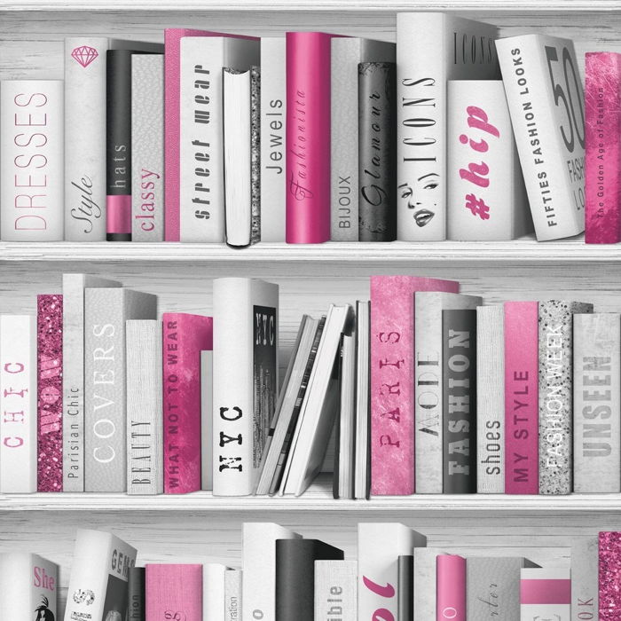 

Tapeta Książki Jak 3D Regał Biblioteka Ugepa