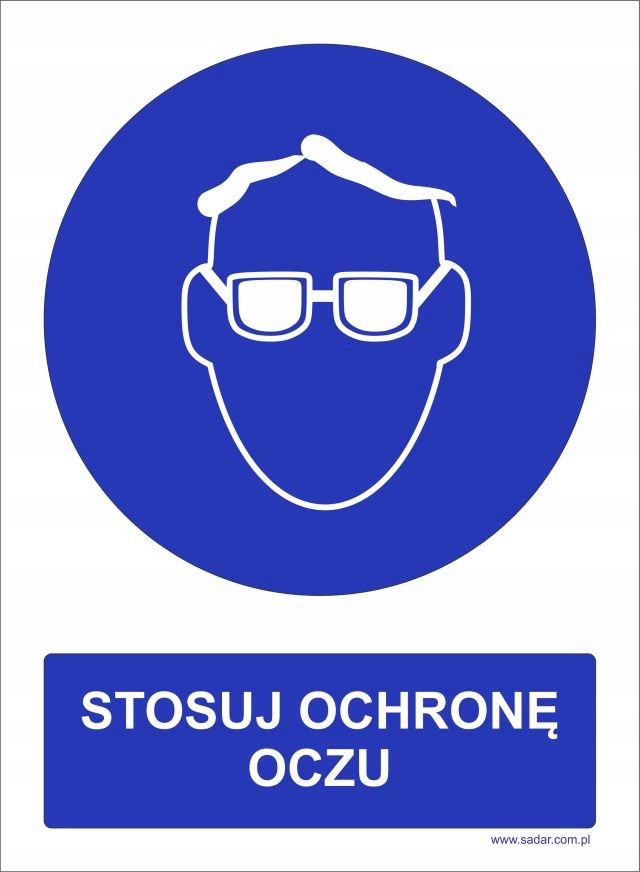 

Tabliczka Stosuj Ochronę Oczu 30X22 Producent