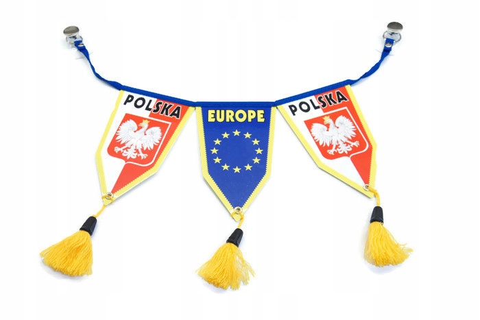 

Proporczyk zestaw 3 proporczyków Polska Europe Tir