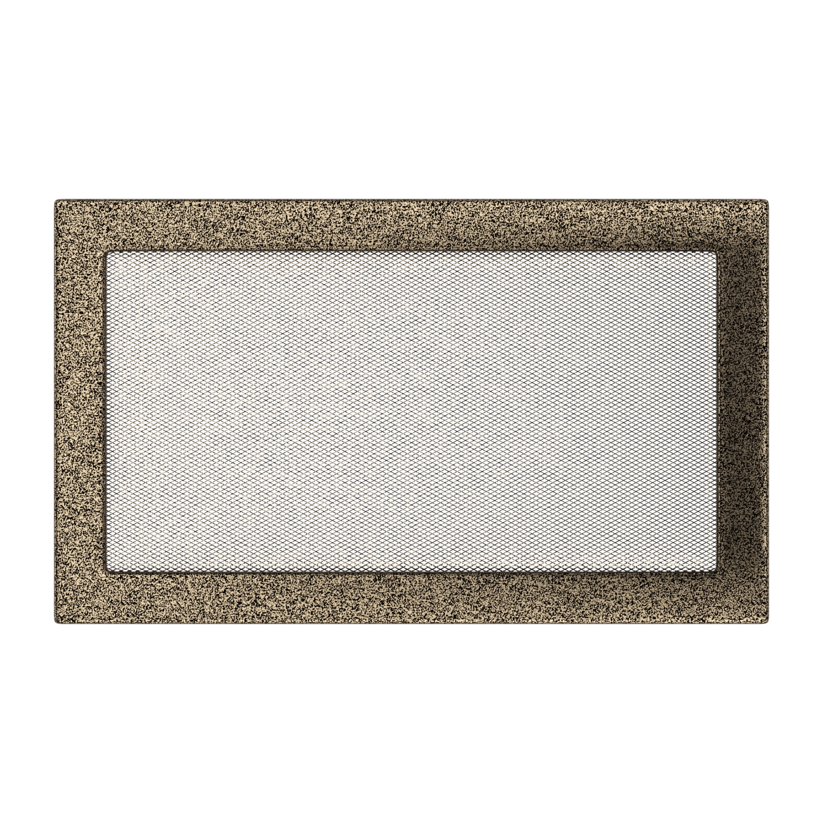 Ventilační mřížka 22x37 černo-zlatá