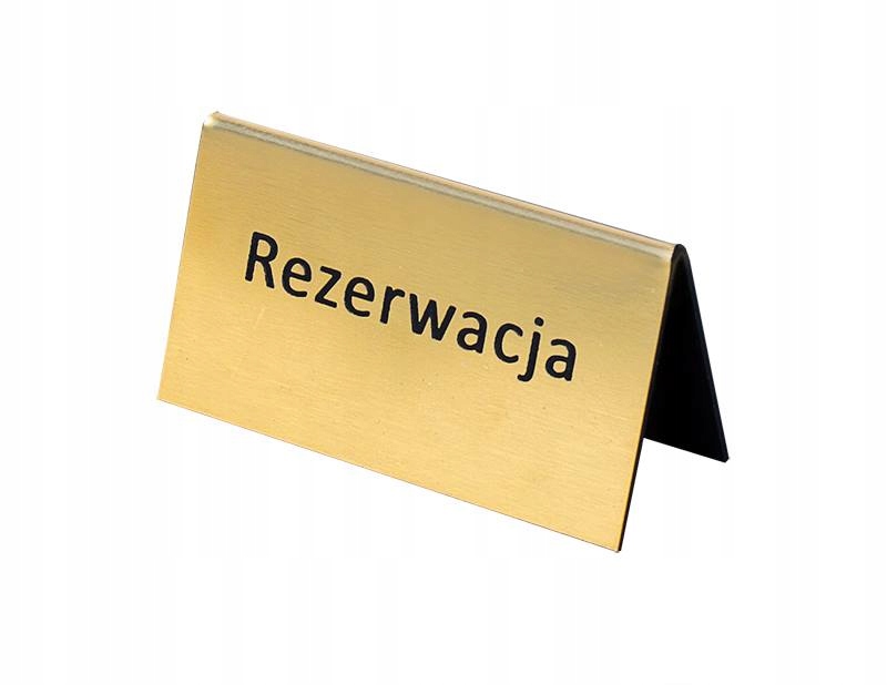 

Tabliczka Informacyjna Rezerwacja Na Stół Grawer