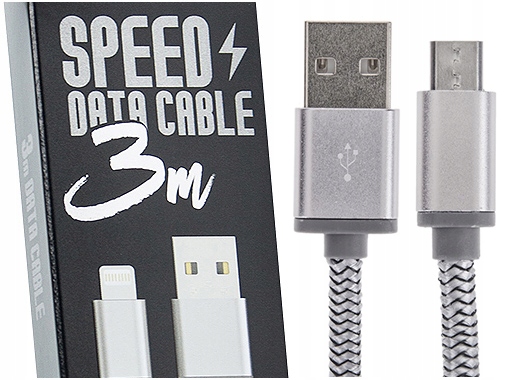

Długi Kabel microUSB-USB - Ldnio LS31 - 3 metry
