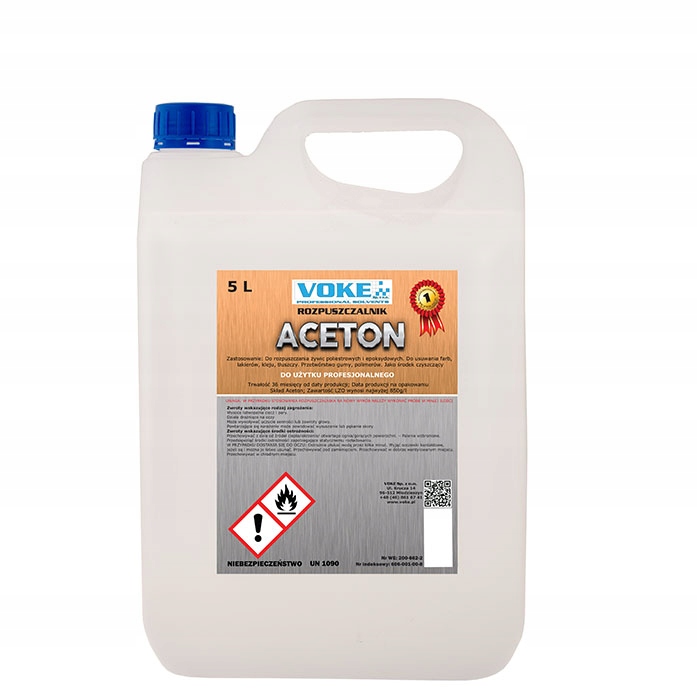 

Rozpuszczalnik Aceton Voke 5L