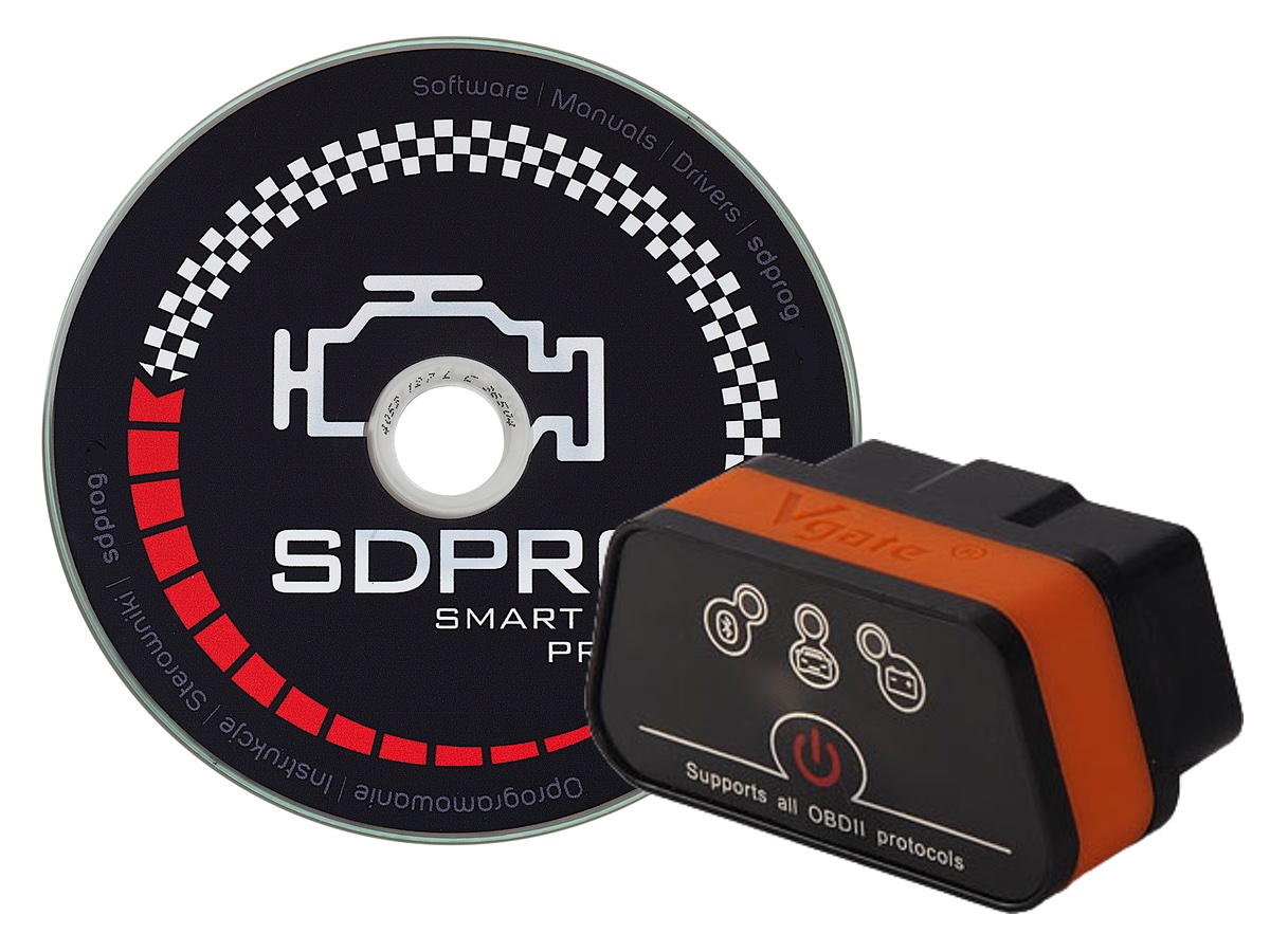

Pl Sdprog interfejs OBD2 ELM327 Peugeot Citroen