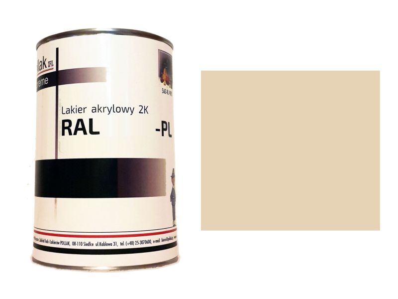 Акриловый лак RAL 1015 л. слоновая кость слоновая кость 4л