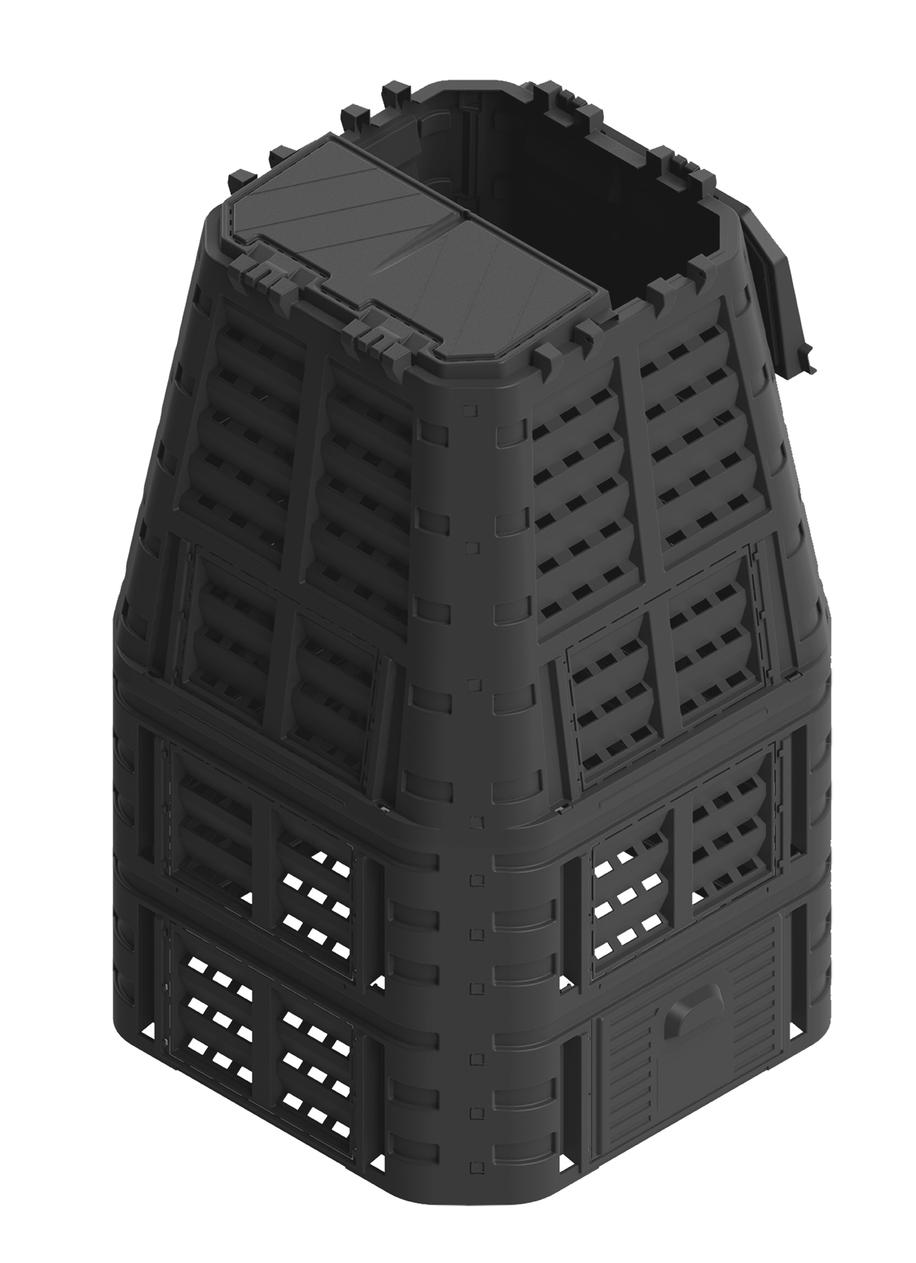 Kompostownik MultiComposter 1000l Czarny Stan opakowania oryginalne