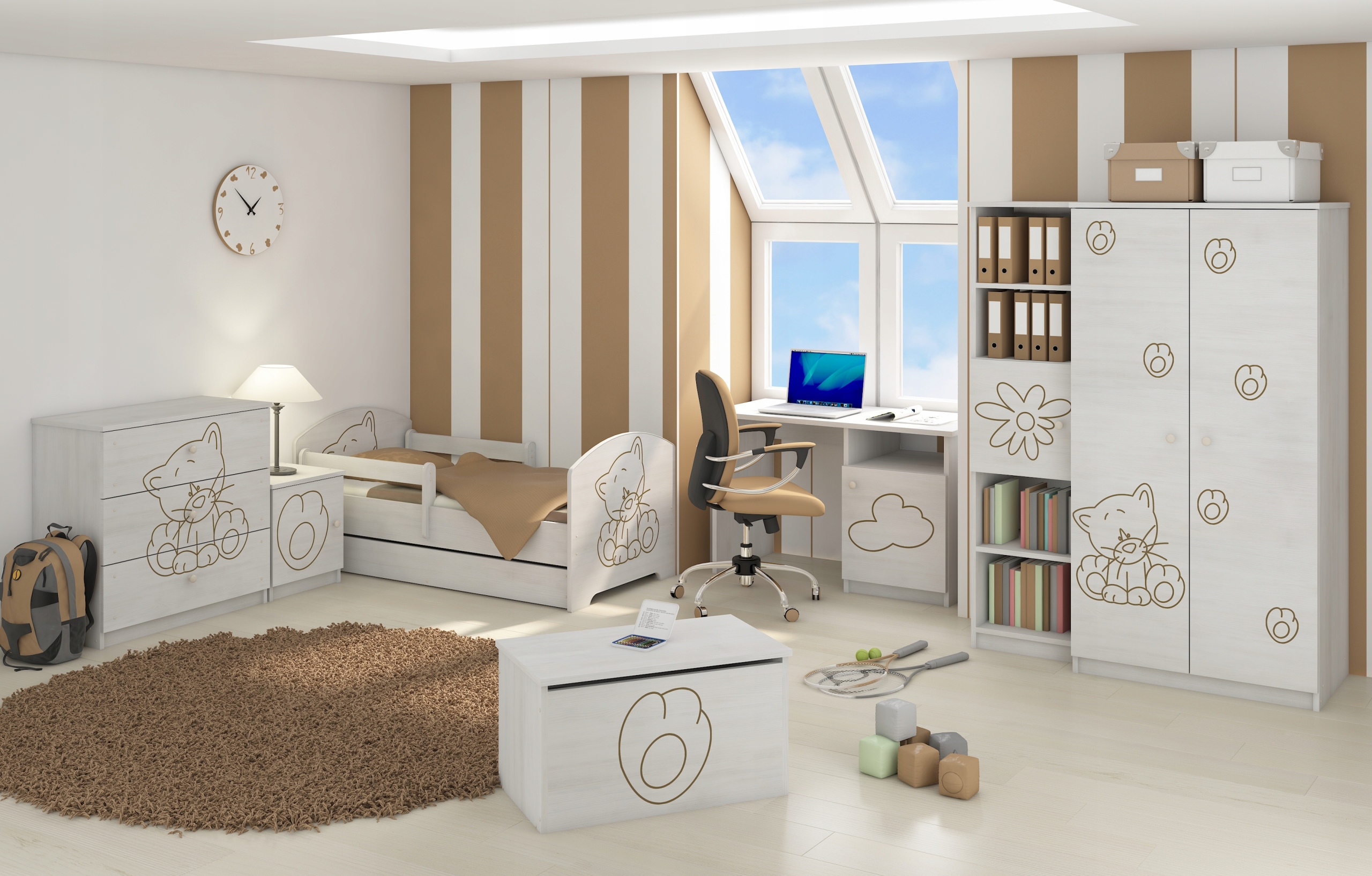 Komoda dziecięca BABY BOO Dużo wzorów FILMIK !! Szerokość mebla 80 cm