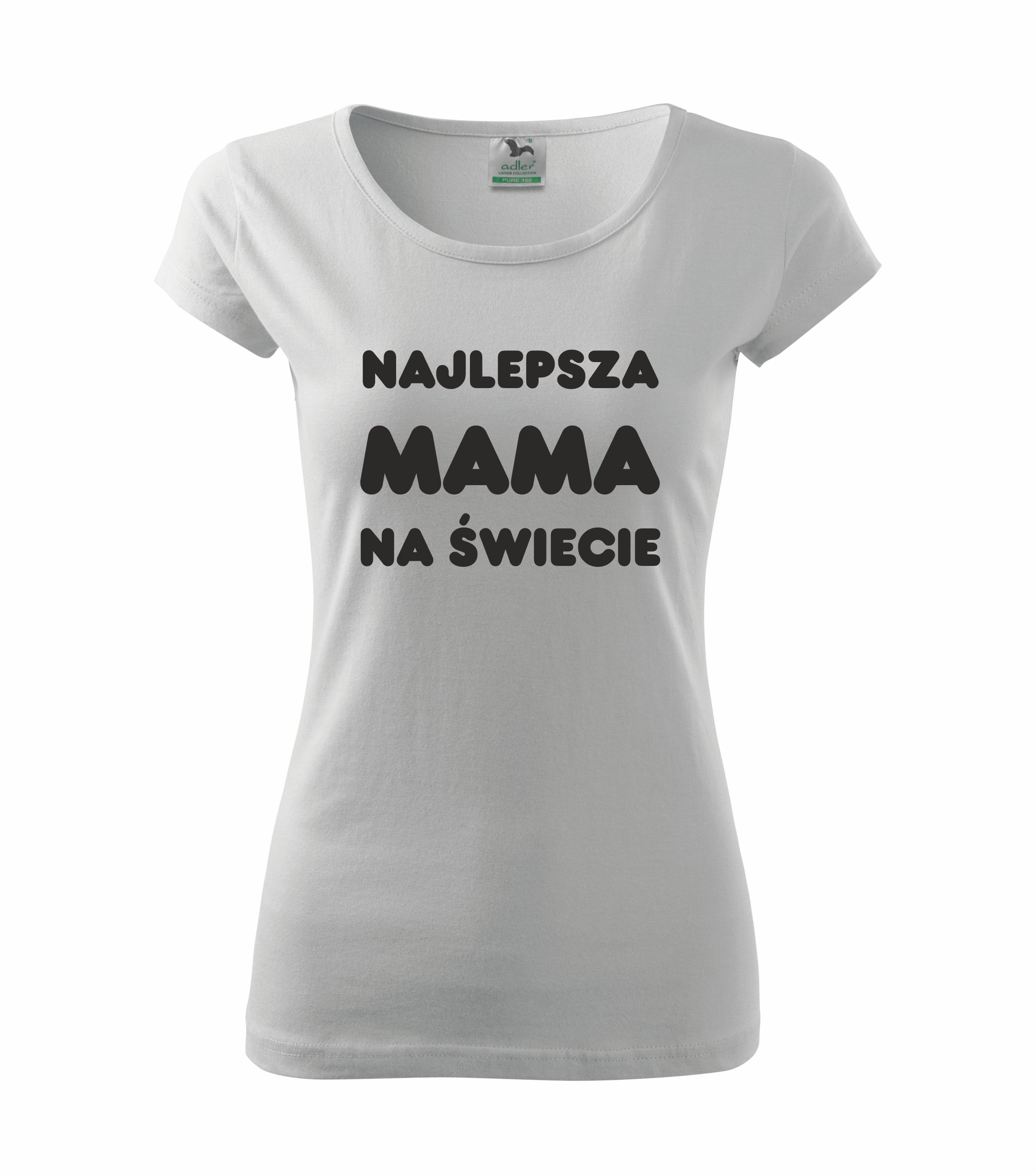 

Koszulka najlepsza super mama Dzień Mamy S