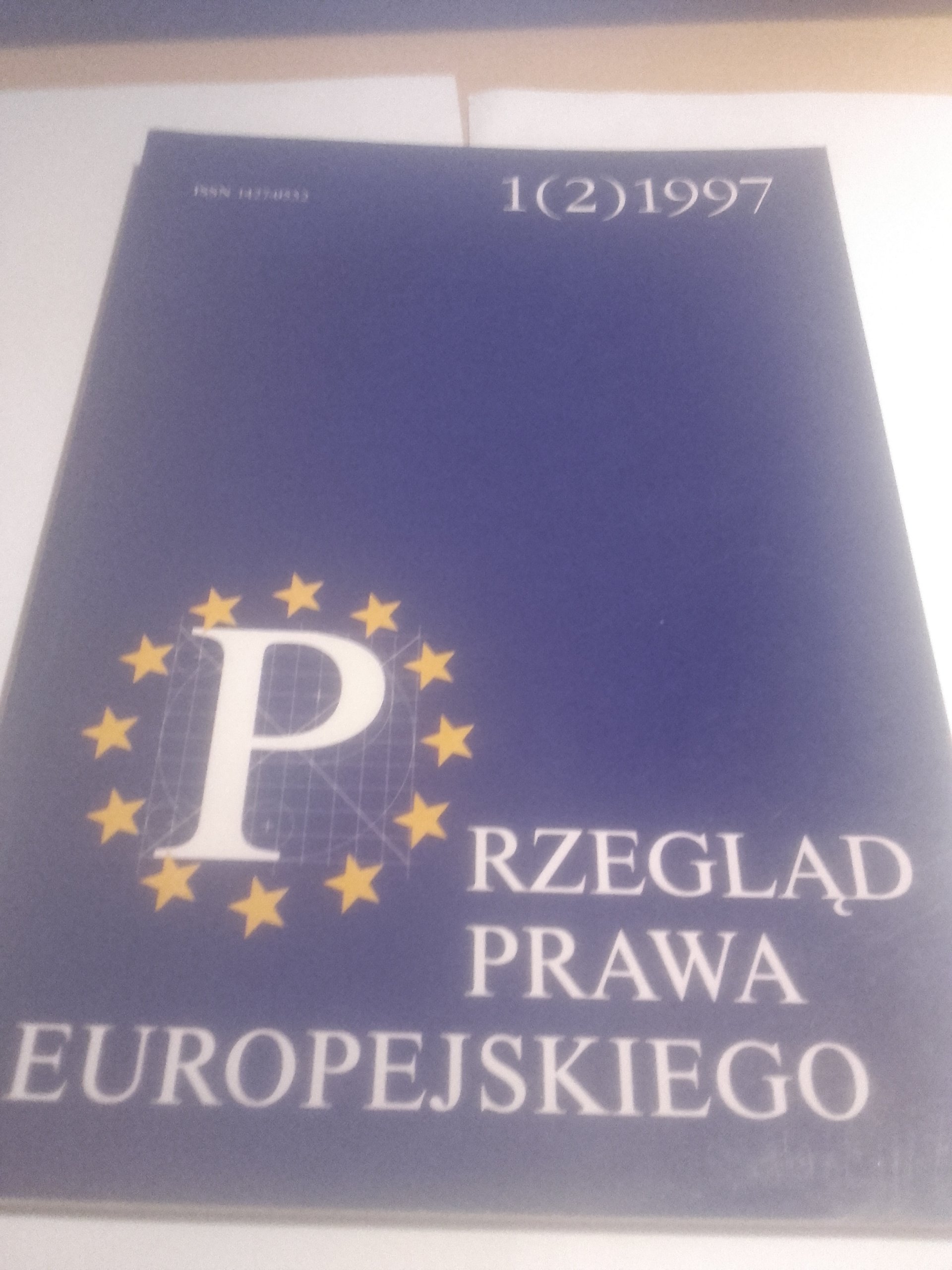 PRZEGLAD PRAWA EUROPEJSKIEGO 1997
