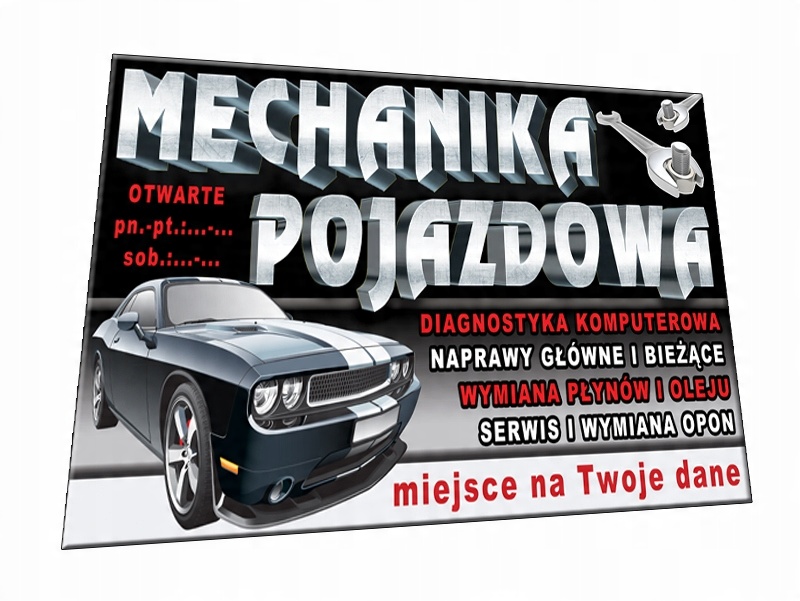 Baner Mechanika Pojazdowa Diagnostyka Komputerowa 7452615738 Allegro Pl