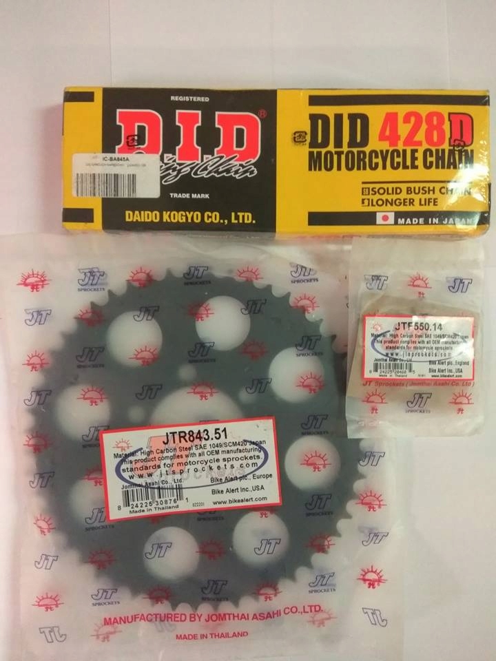 

Napęd DID Yamaha Dt 80 LC1 LC2 85-94 Jt Zębatki