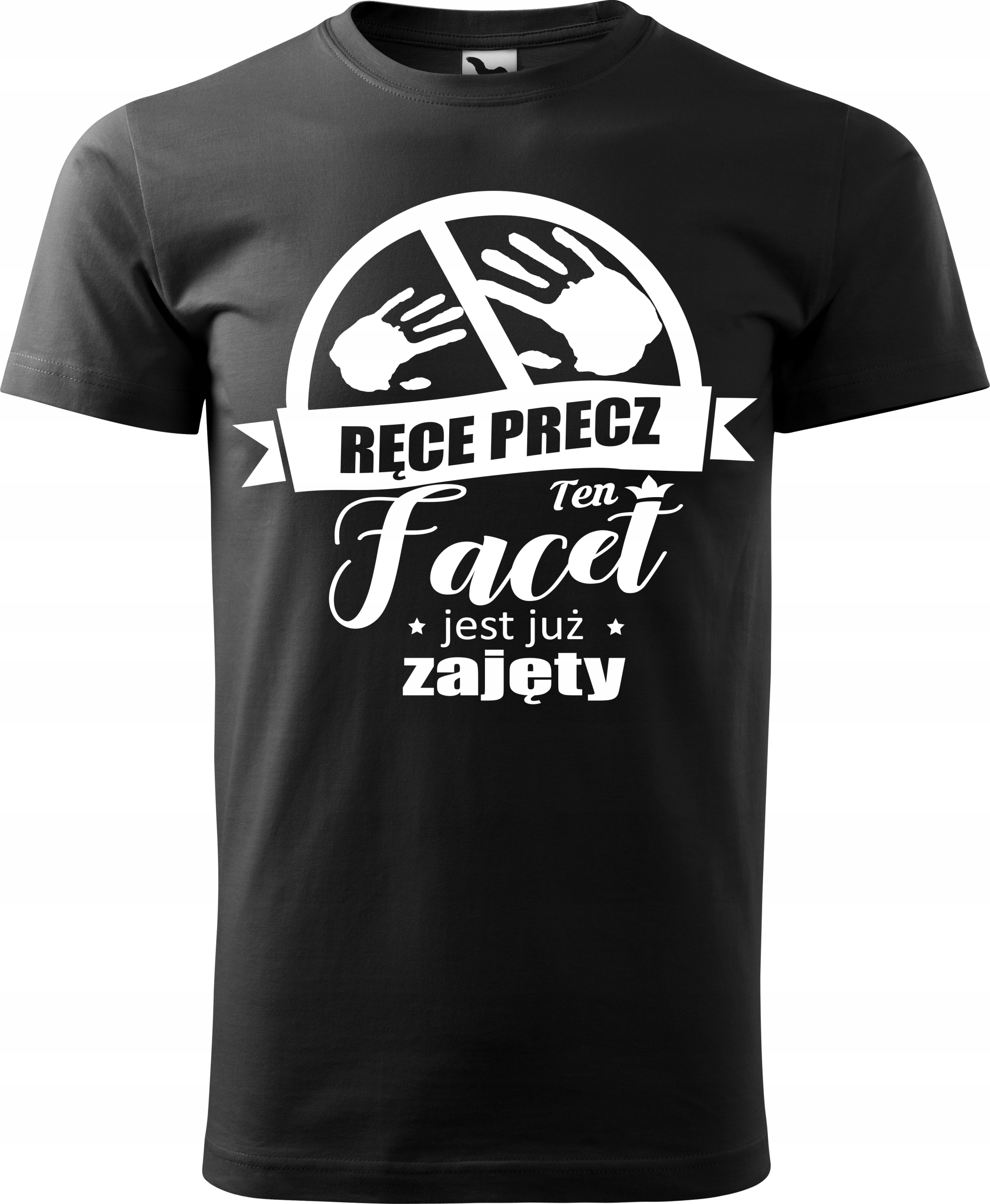 

Koszulka Ręce precz... dla niego na walentynki 3XL