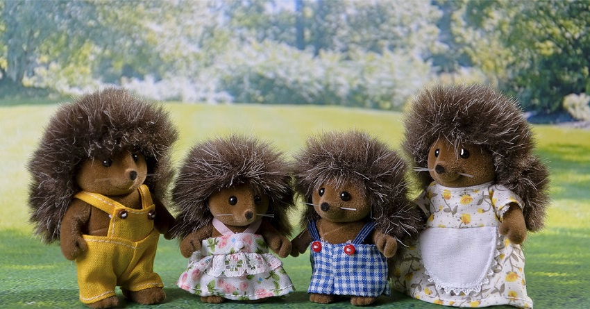SYLVANIAN FAMILIES RODZINA JEŻYKÓW 3122 4018 Typ figurka
