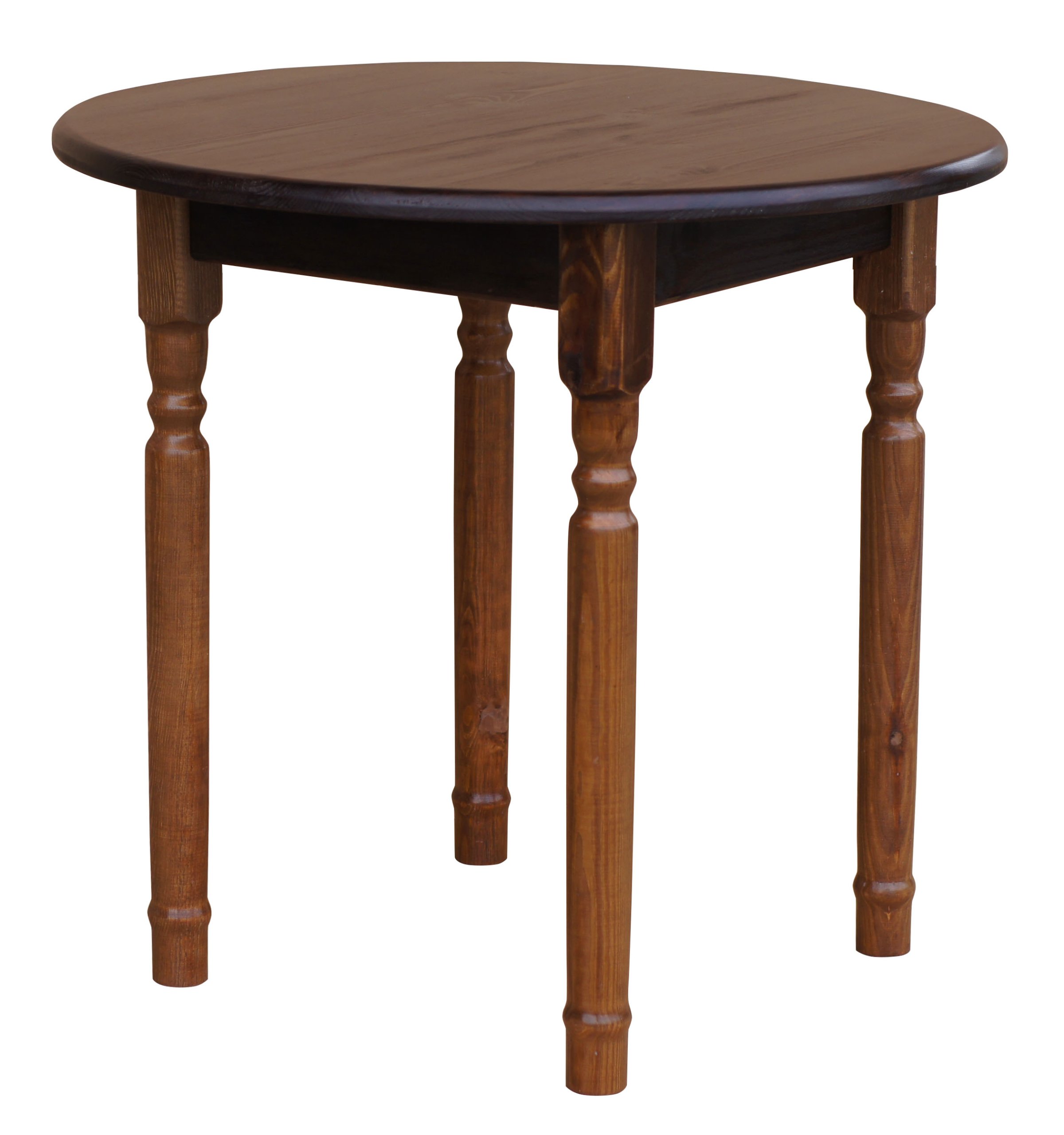 Круглый деревянный стол