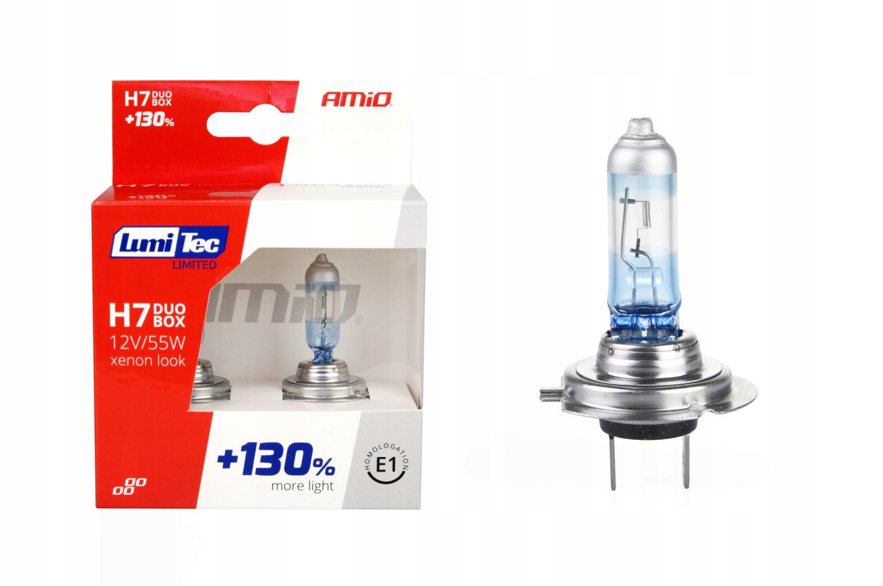 AMiO Halogen bulb H1 12V 55W LumiTec LIMITED +130%