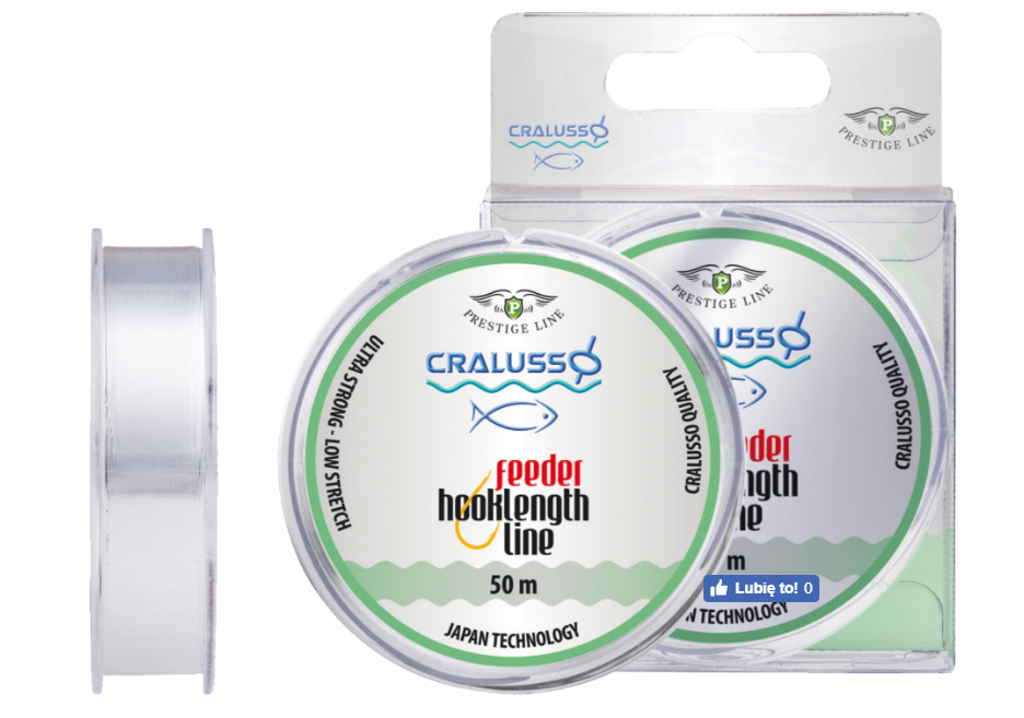 

Żyłka Przyponowa Cralusso Feeder 0,14mm 2,94kg 50m