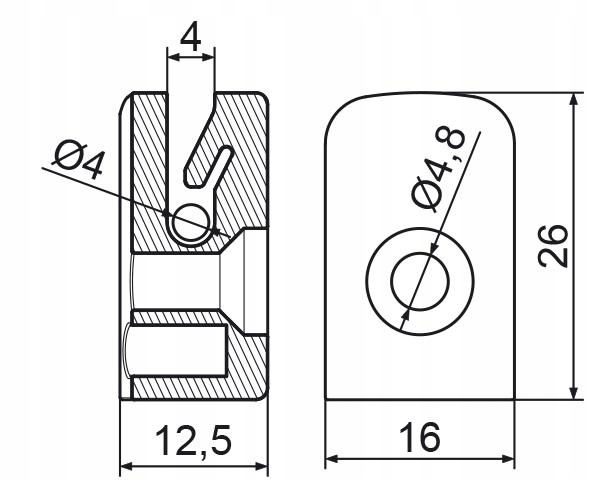 PRZELOTKA DRUTU, PRZELOTKI DO DRUTU 10 szt. Rodzaj inny