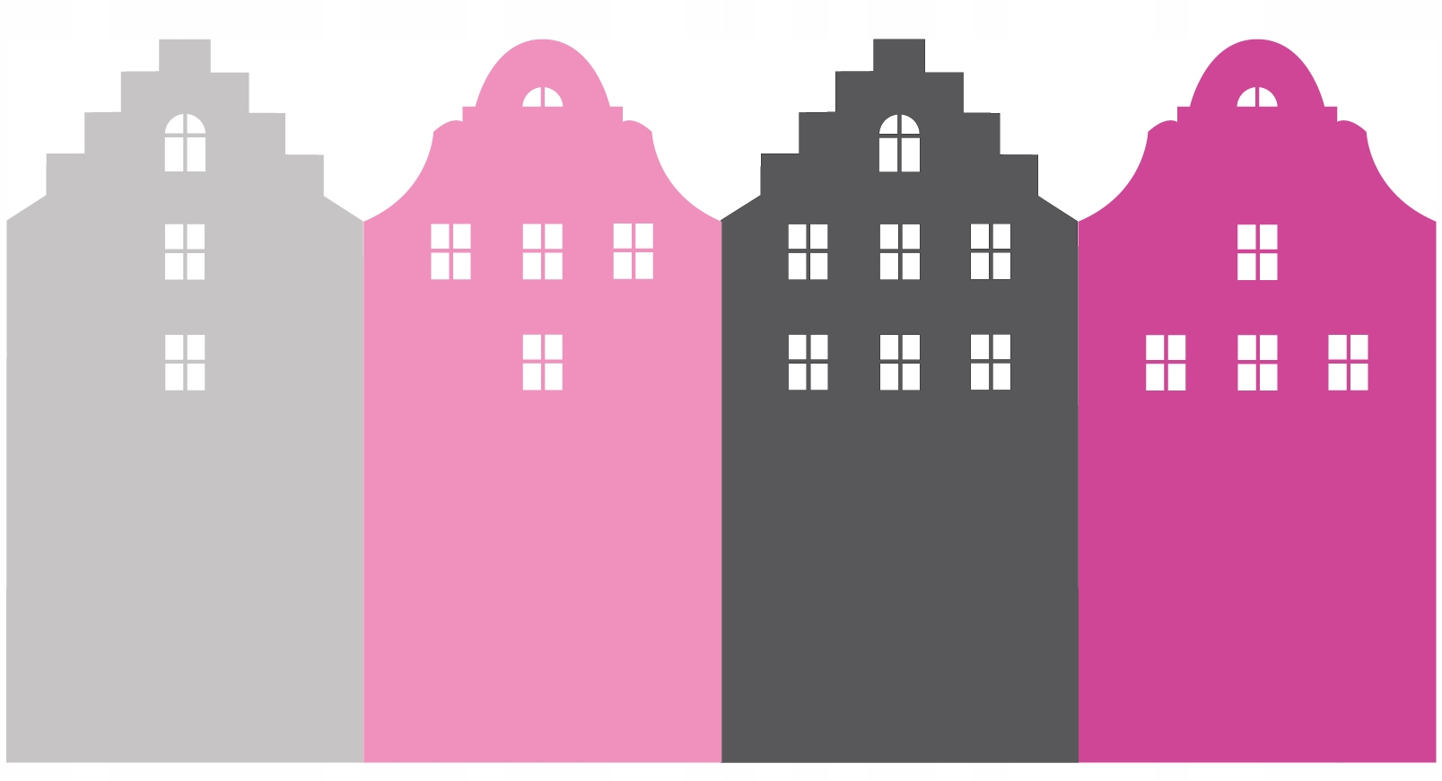 NAKLEJKI NA ŚCIANĘ WZGŁOWIE DOMKI DOMY ZA ŁÓŻKO Marka inna