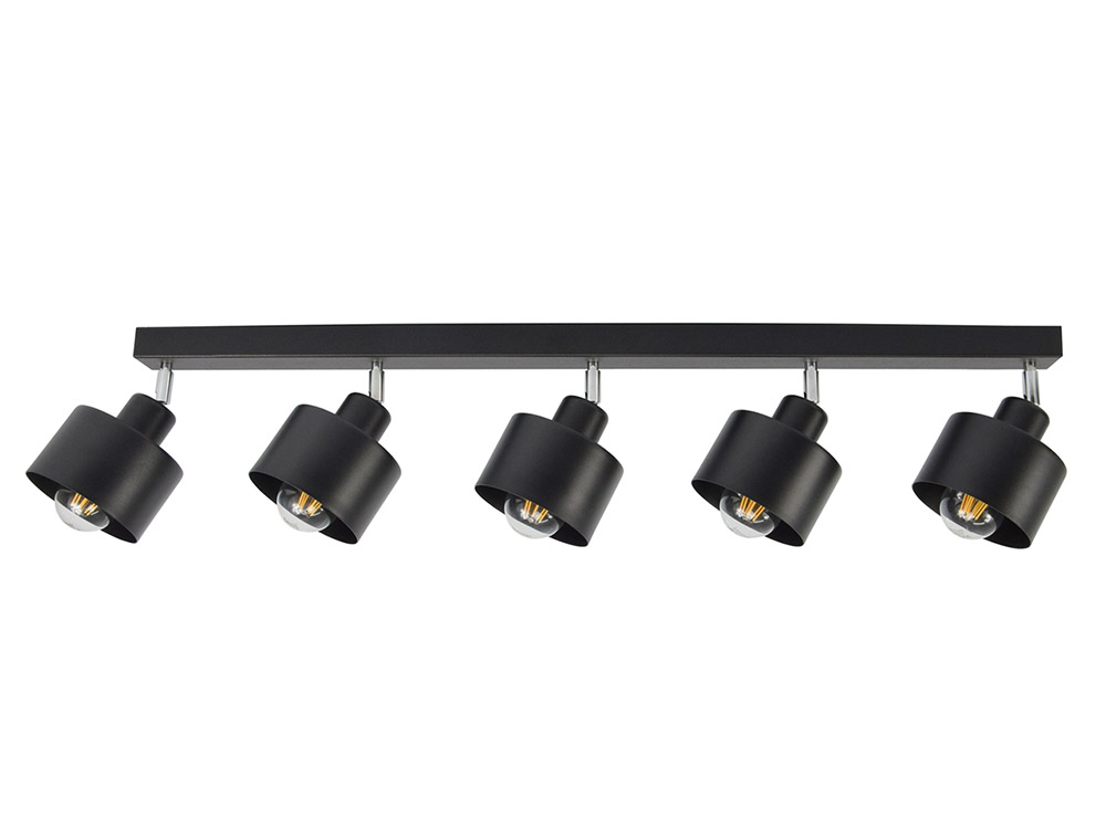 

Lampa Plafon Skandynawska Loft Czarna 384-B5 Led