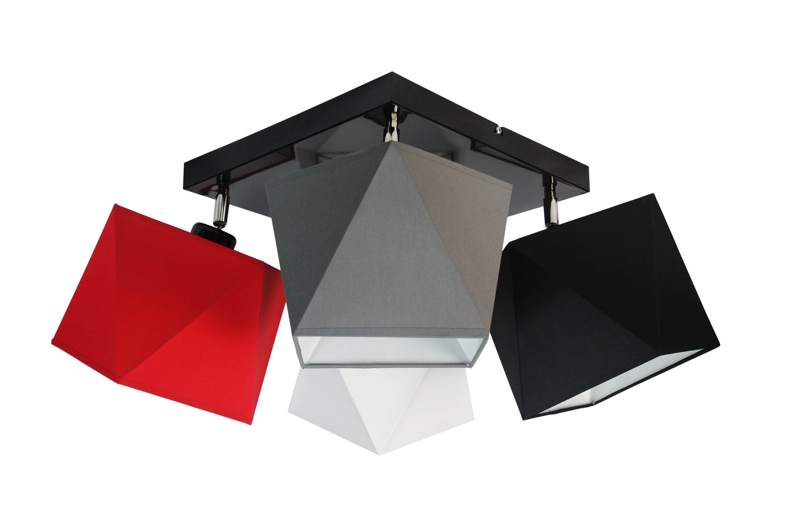 

Lampa Żyrandol Młodzieżowa plafon MIX Abażurow Led