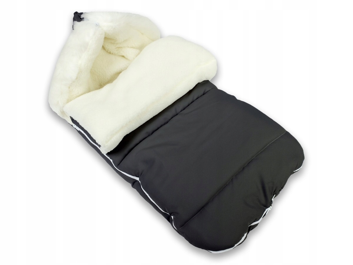 KiziaMizia ŚPIWOREK WEŁNA DO WÓZKA NA SANKI 100 CM Kod producenta 1100