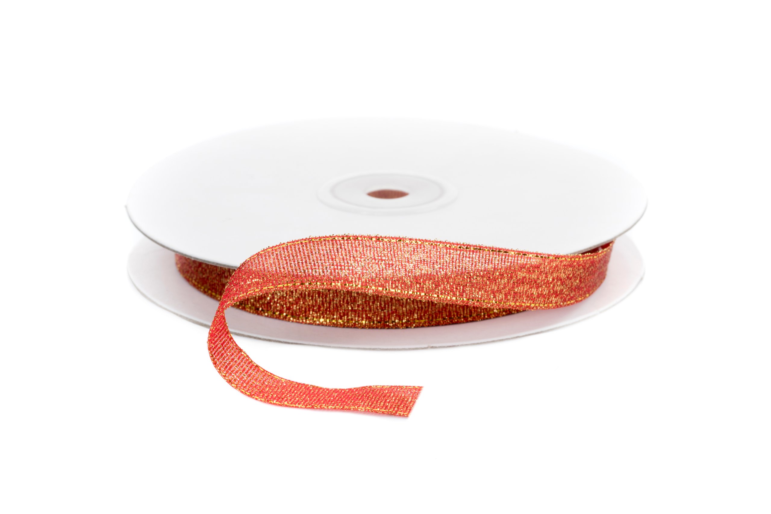 

Tasiemka Brokatowa Pomarańczowa Wstążka 12mm 002