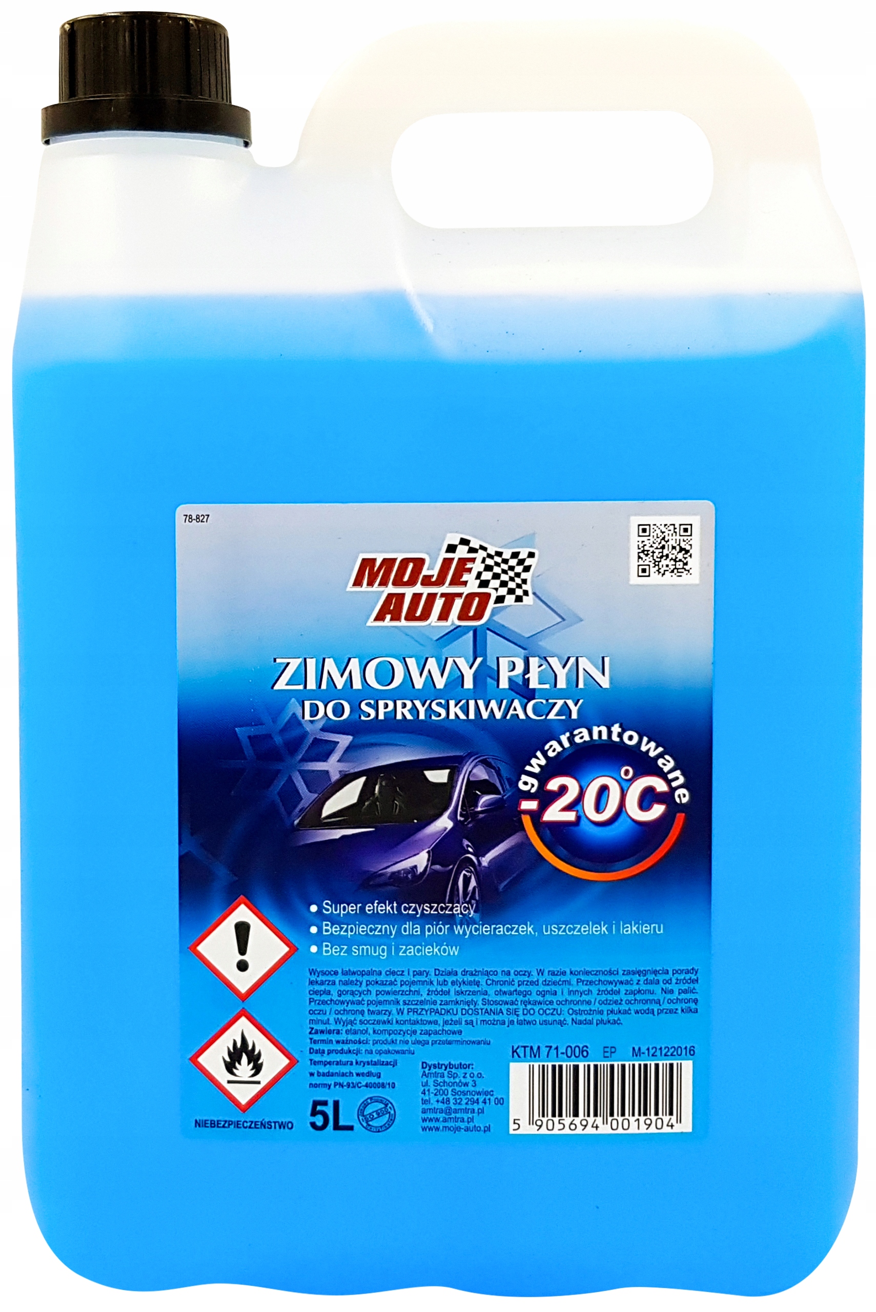 

Zimowy Płyn Do Spryskiwaczy 5L Do -20 Moje Auto