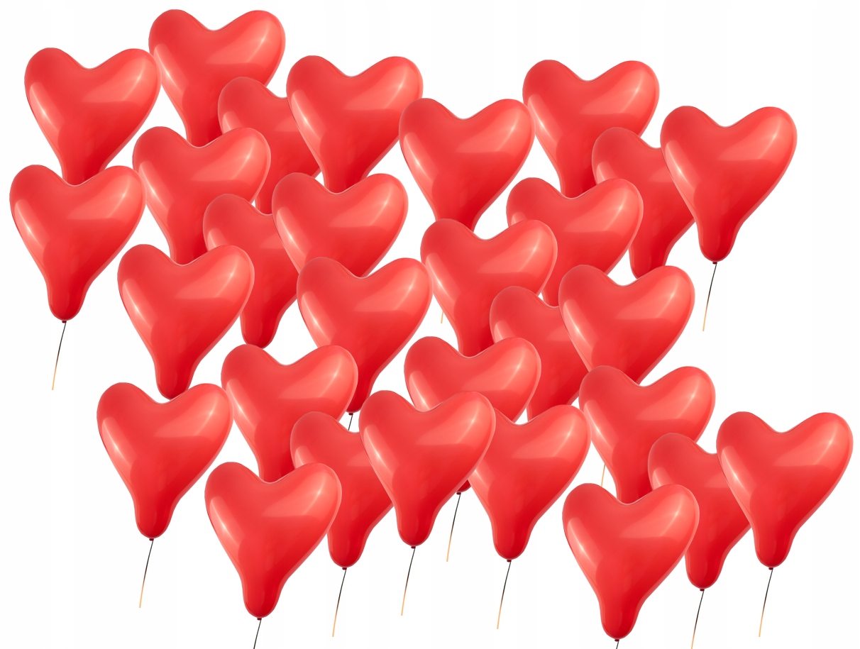 

Balony Serca Balon Serce Ślub Wesele 28cm 100szt