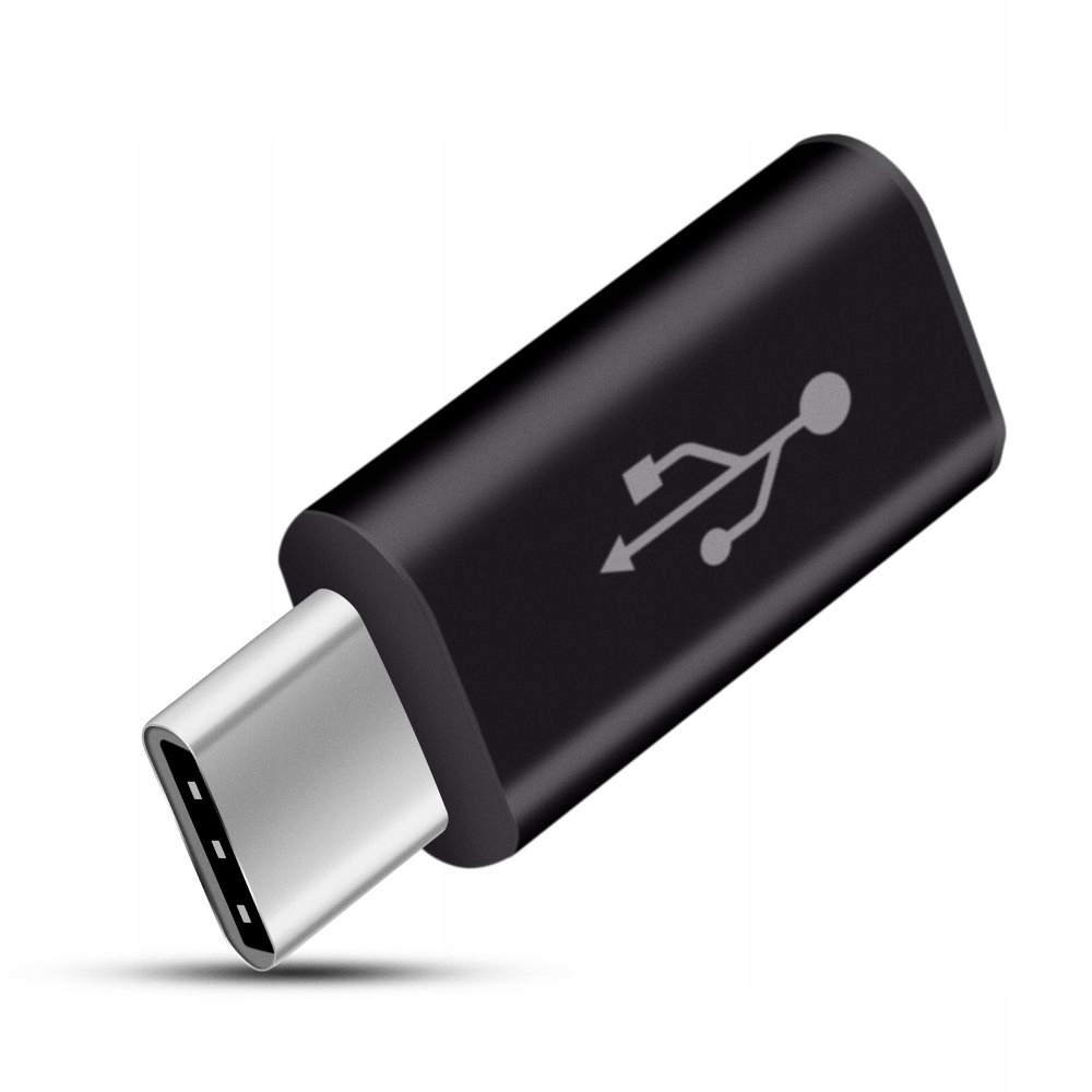 

Adapter przejściówka z micro Usb na Type-C Black