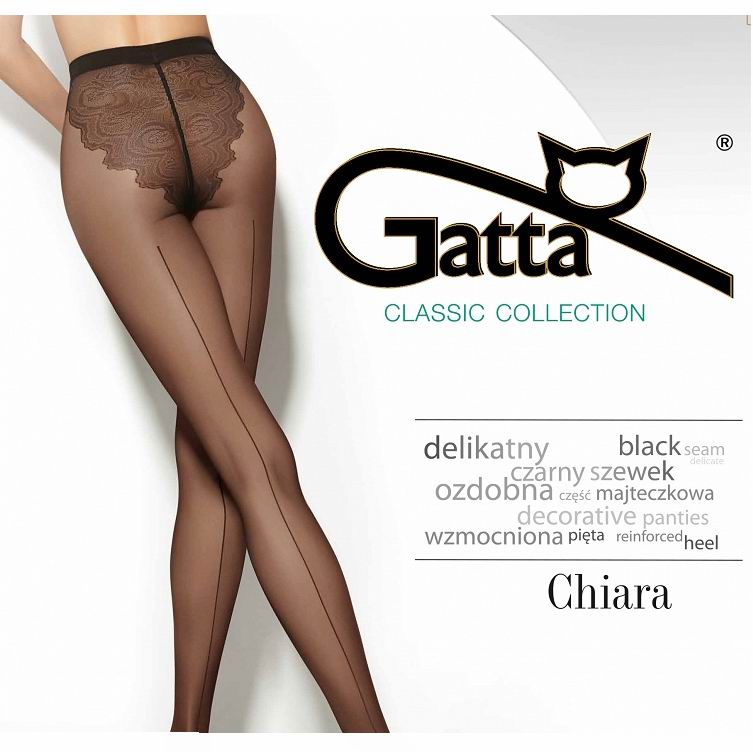 

Gatta A9271 rajstopy Chiara - 3 nero 20 Den
