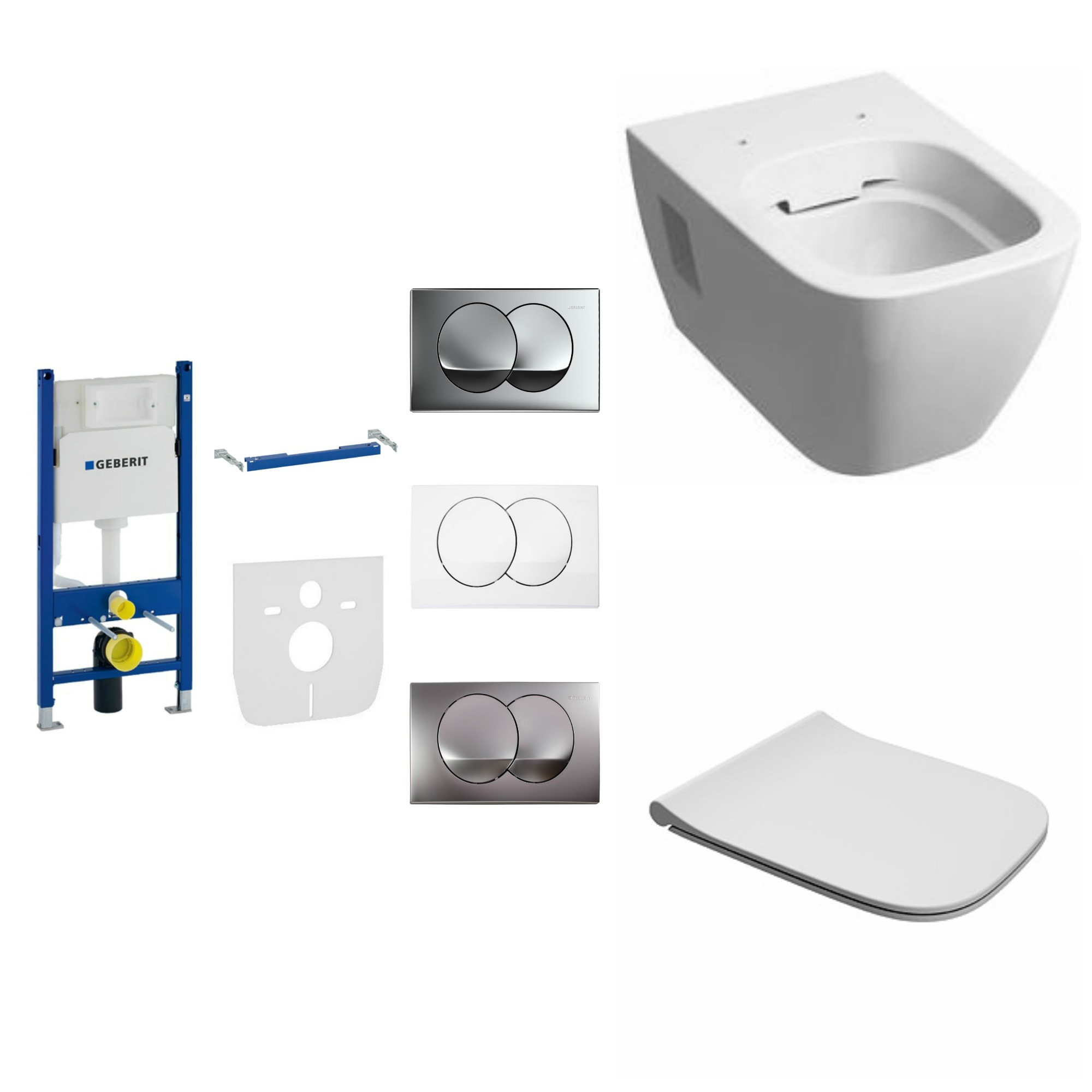 Geberit stelaż do Wc muszla Modo Rimfree bez rantu