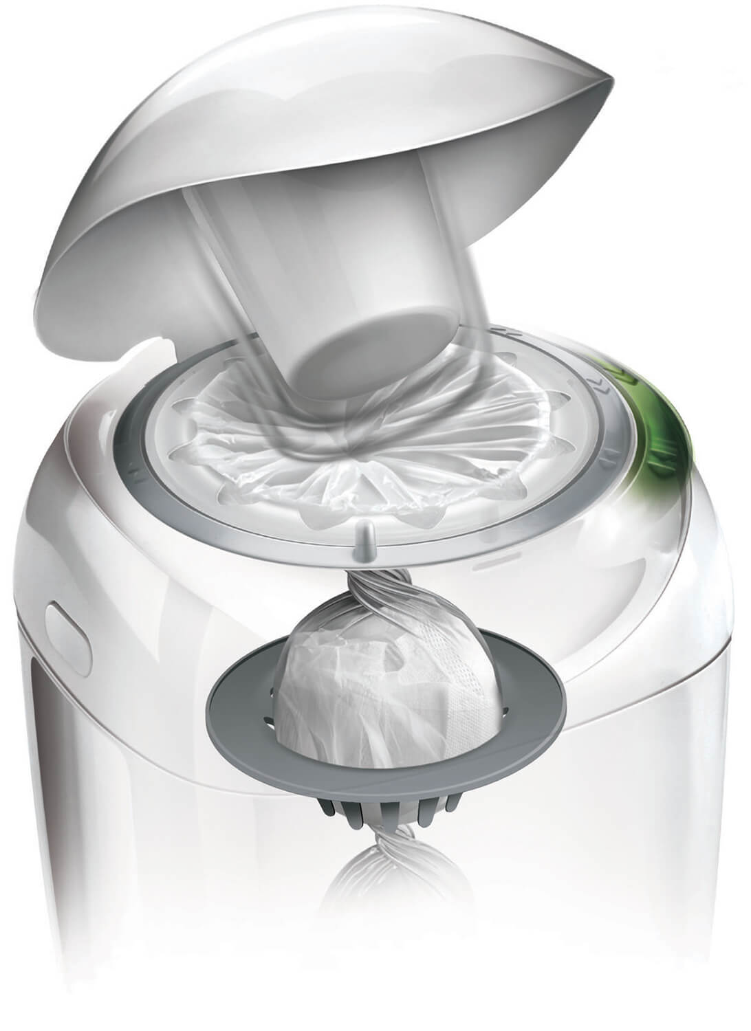 TOMMEE TIPPEE WKŁADY SANGENIC HYGIENE PLUS TEC x 6 Rodzaj wkład