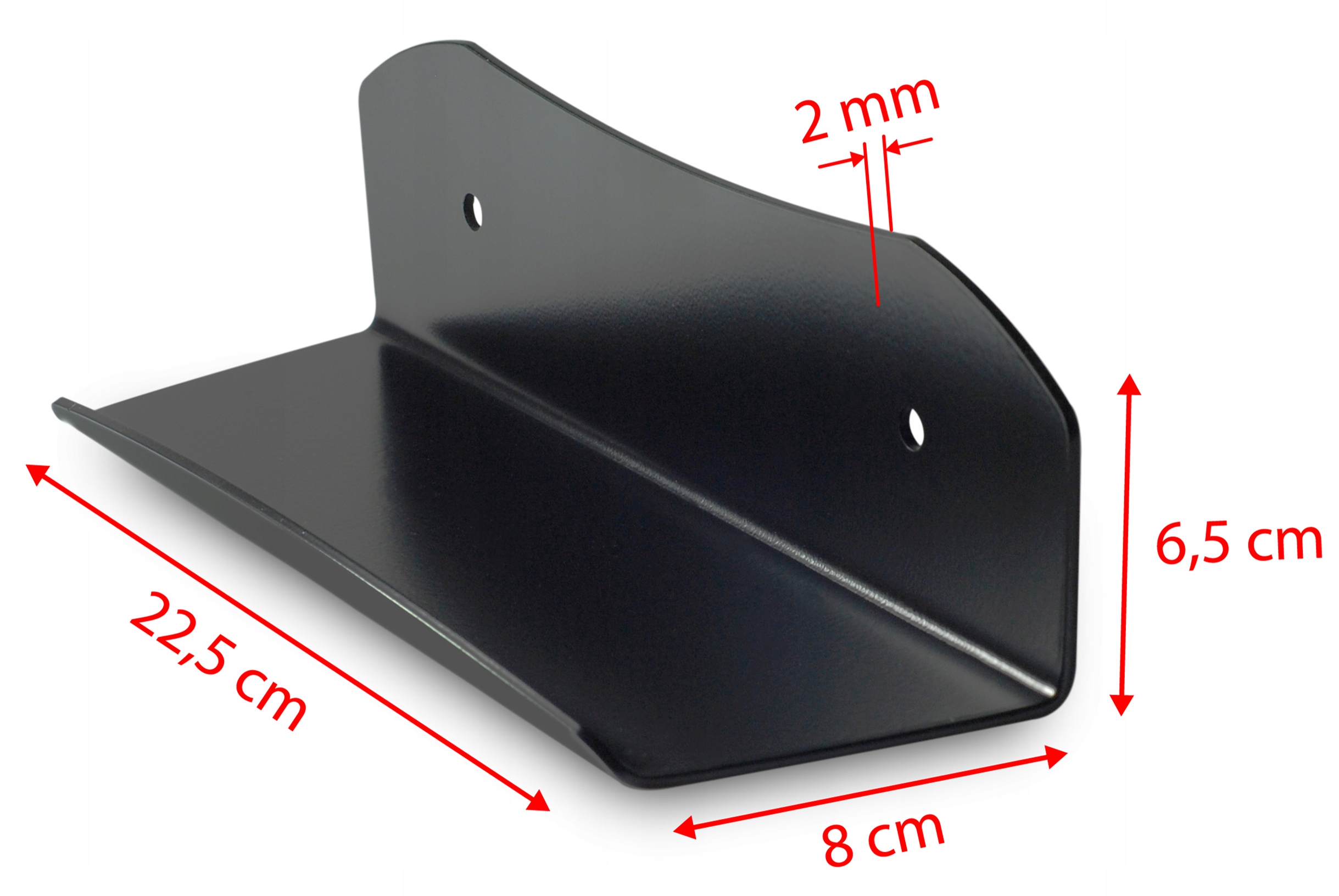 WIESZAK NA ROWER ZA PEDAŁ UCHWYT WS00 KOLORY Maksymalne obciążenie półki 25 kg