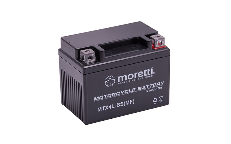 

Akumulator Żelowy 12V MTX4L-BS 4AH Moretti