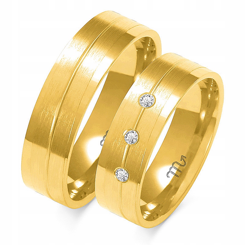 Zlaté Prsteny 14K 6 mm Zirkon id A-228