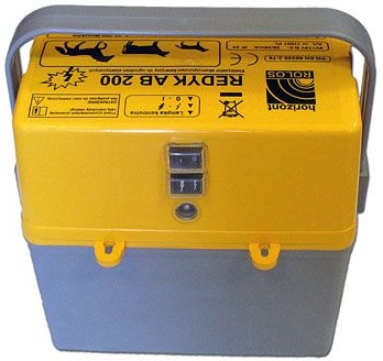 PASTUCH ELEKTRYCZNY POLSKI ELEKTRYZATOR UNIWERSALNY 9/12/230V REDYK AB200 EAN (GTIN) 5901764260004