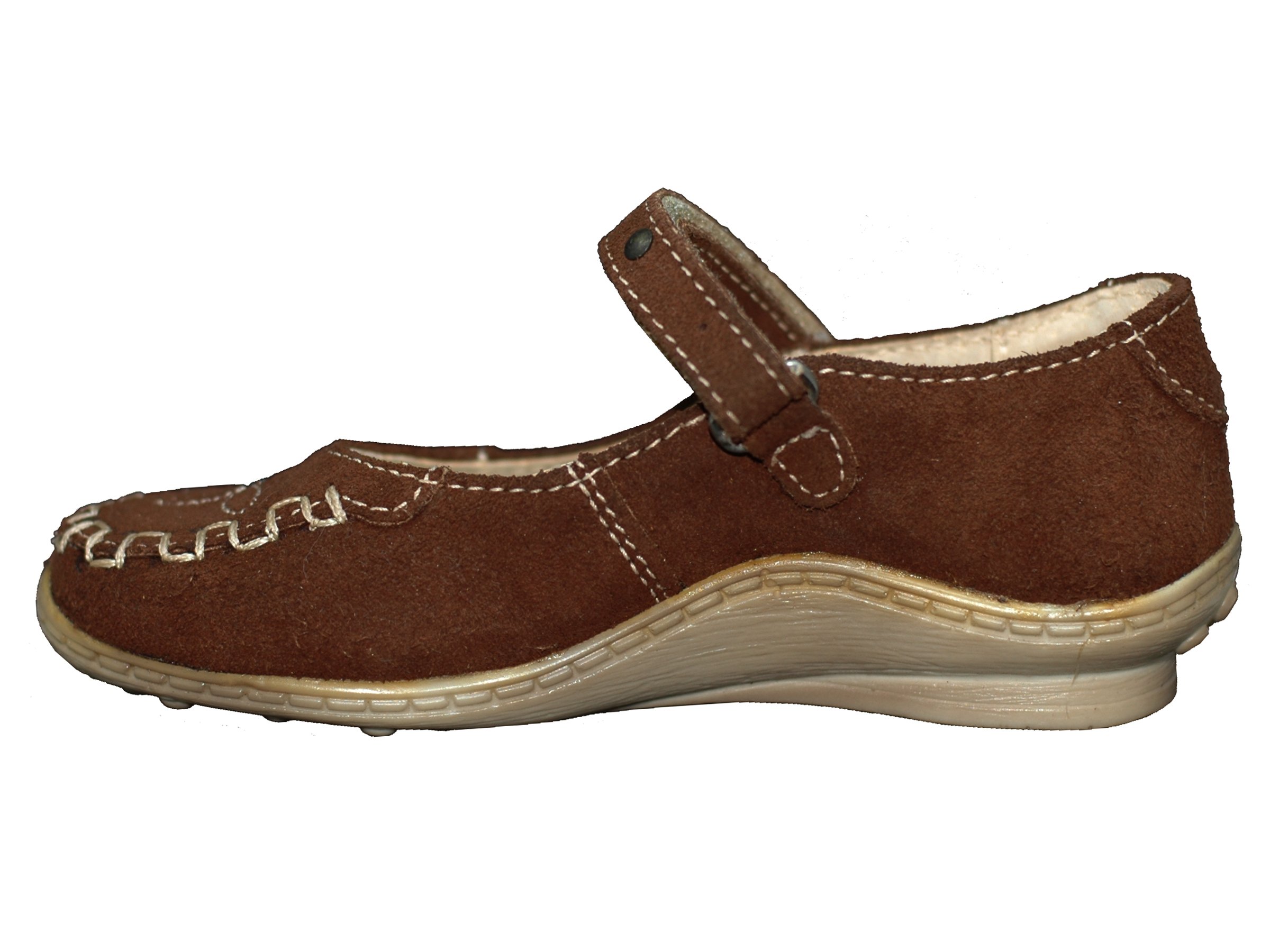 Kornecki 707 balerinki skórzane haft brązowe r. 31 Marka Kornecki