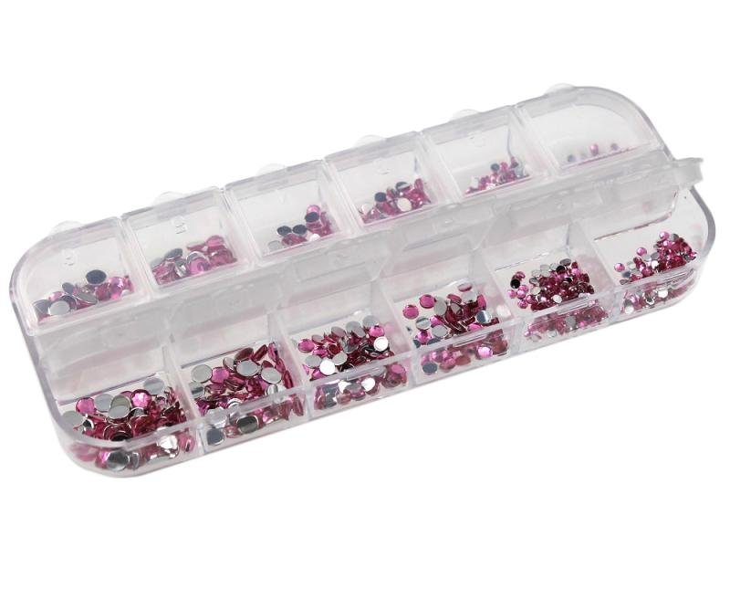 

1000szt Cyrkonie Szlifowane Pink Clear 6 Rozmiarów