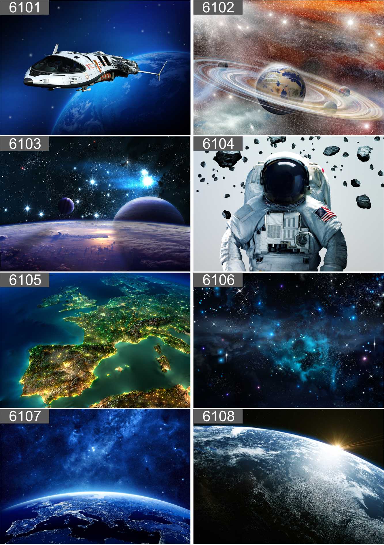 Plakat poster KOSMOS ziemia galaktyka 30x40 max Wysokość produktu 30 cm