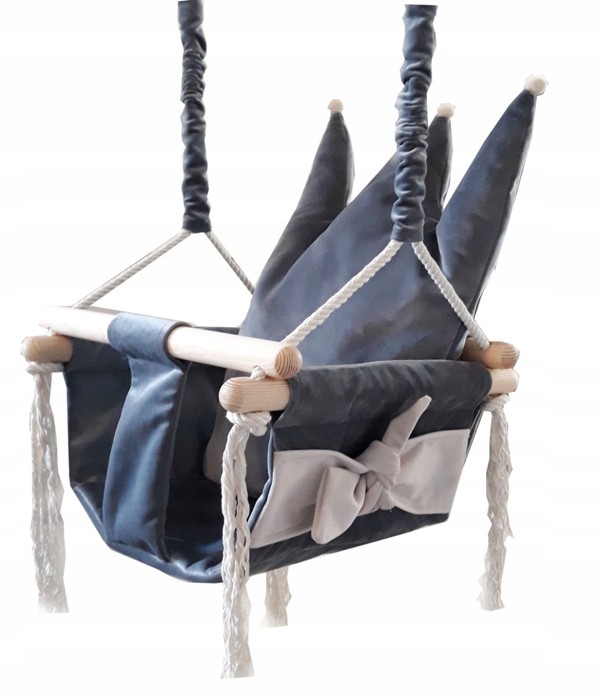 Huśtawka dla dzieci KORONA z oparciem Marka Inna