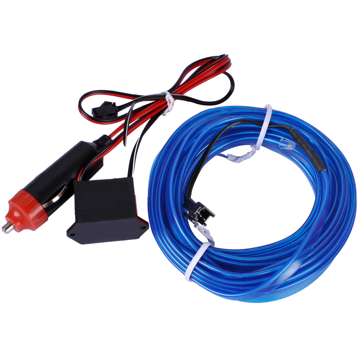 

Światłowód niebieski El Wire Ambient Taśma Led 5m