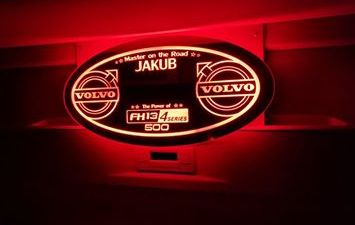 Lustro LED VOLVO 24v TIR podswietlane swiecace Manufacturer other