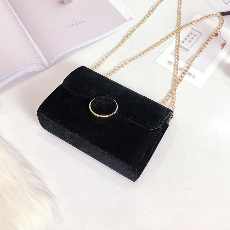 ELEGANCKA AKSAMITNA TOREBKA NA ŁAŃCUSZKU KOLORY Wysokość 12 cm