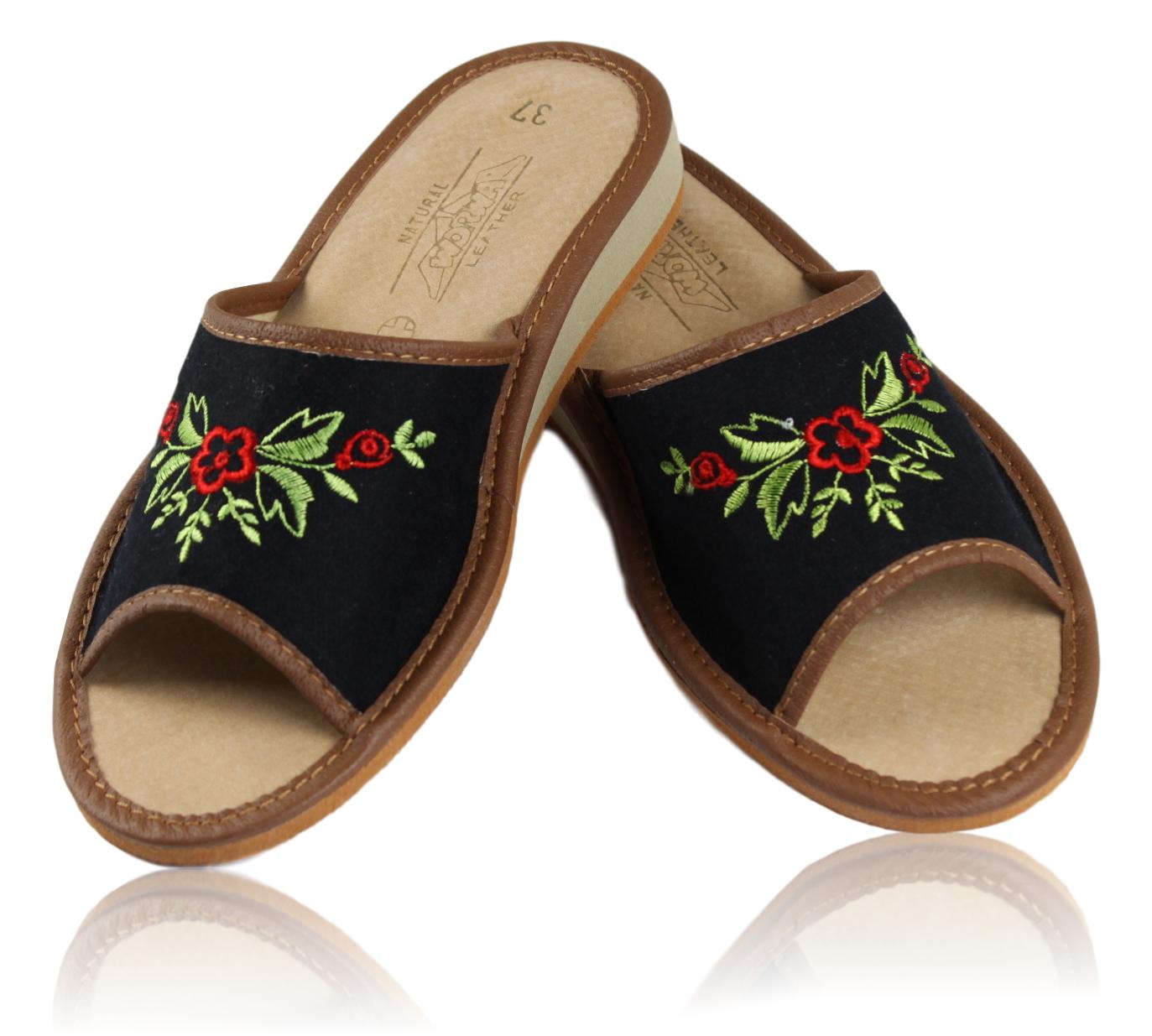 Kapcie klapki damskie skórzane domowe 1130 41 Płeć Produkt damski