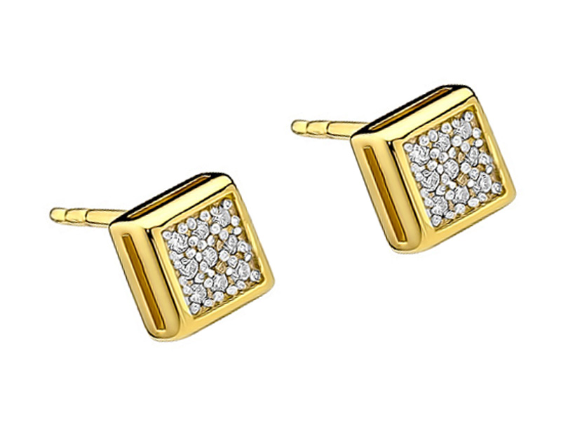 

Kolczyki Złote Z Brylantami 0,09ct