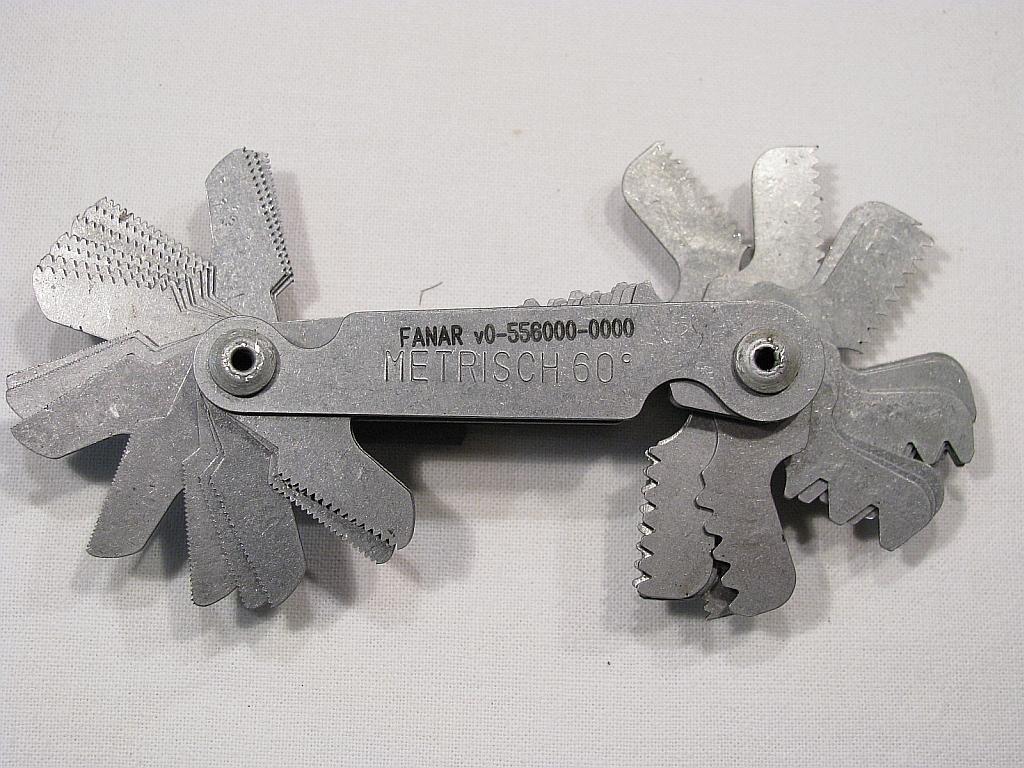 WZORCE SZABLONY GWINTU METRYCZNEGO CALOWEGO FANAR Kod producenta v0-556000-0000