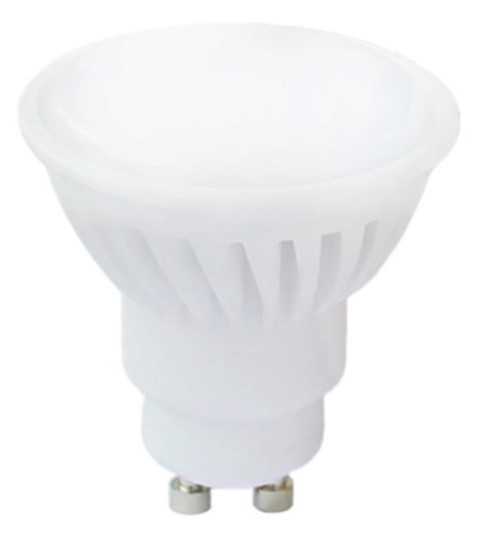 Żarówka SMD LED GU10 10W biała Zimna PODBITKA