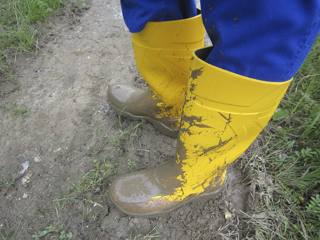 TOLSEN Kalose gumowce robocze stalowa podes. r.44 Rozmiar obuwia 44